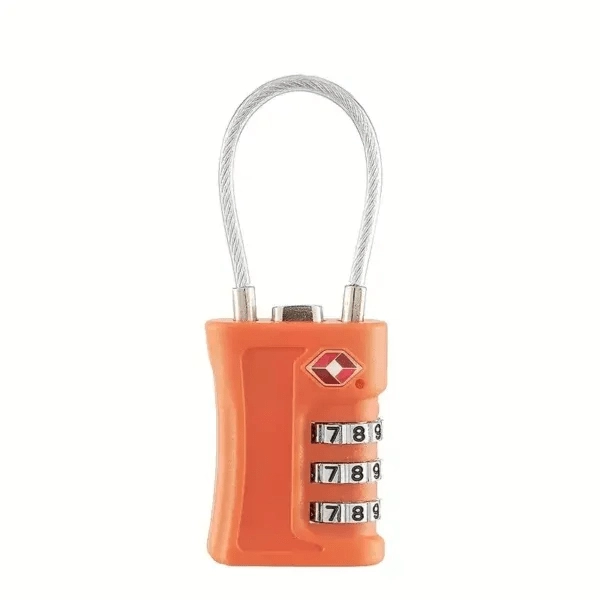 COTECi TSA Customs Code 3 Digit Combination Lock For Travel Suitcase